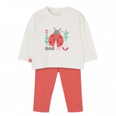 BOBOLI βρεφικό σετ φόρμας κορίτσι 113005-1111 λευκό